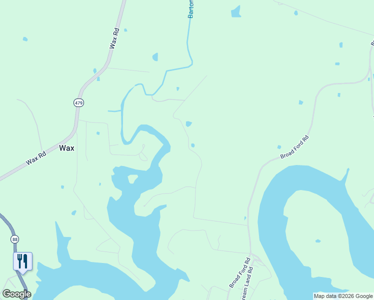 map of restaurants, bars, coffee shops, grocery stores, and more near 647 Gunner Road in Peonia