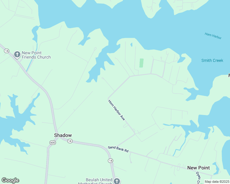 map of restaurants, bars, coffee shops, grocery stores, and more near 603 Horn Harbor Avenue in New Point