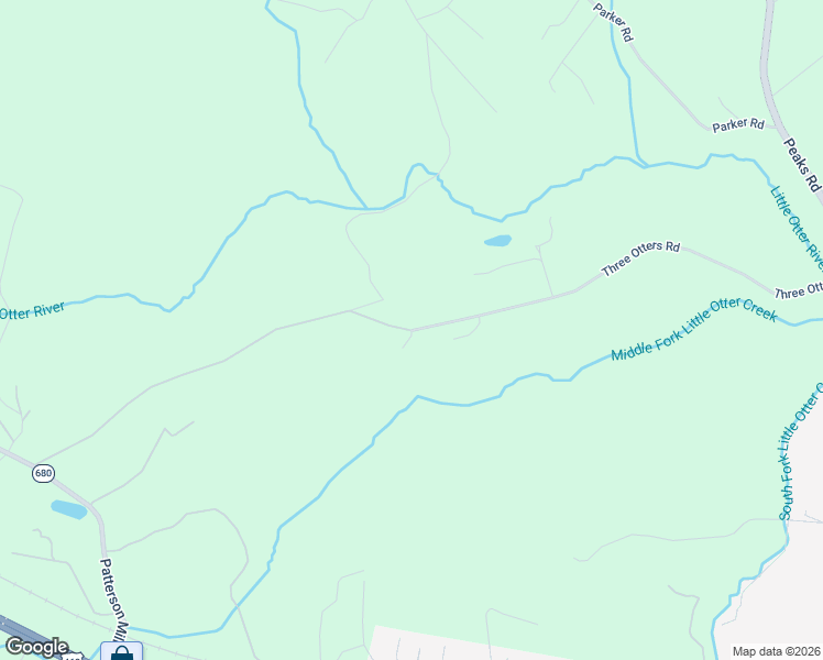 map of restaurants, bars, coffee shops, grocery stores, and more near 2699 3 Otters Road in Bedford