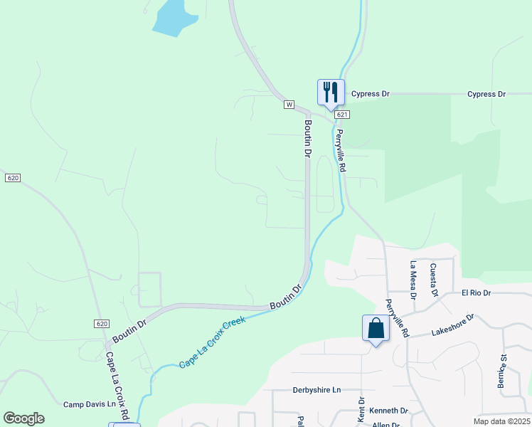 map of restaurants, bars, coffee shops, grocery stores, and more near 2230 Sacajawea Lane in Cape Girardeau