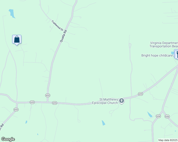 map of restaurants, bars, coffee shops, grocery stores, and more near 12116 Beach Road in Chesterfield