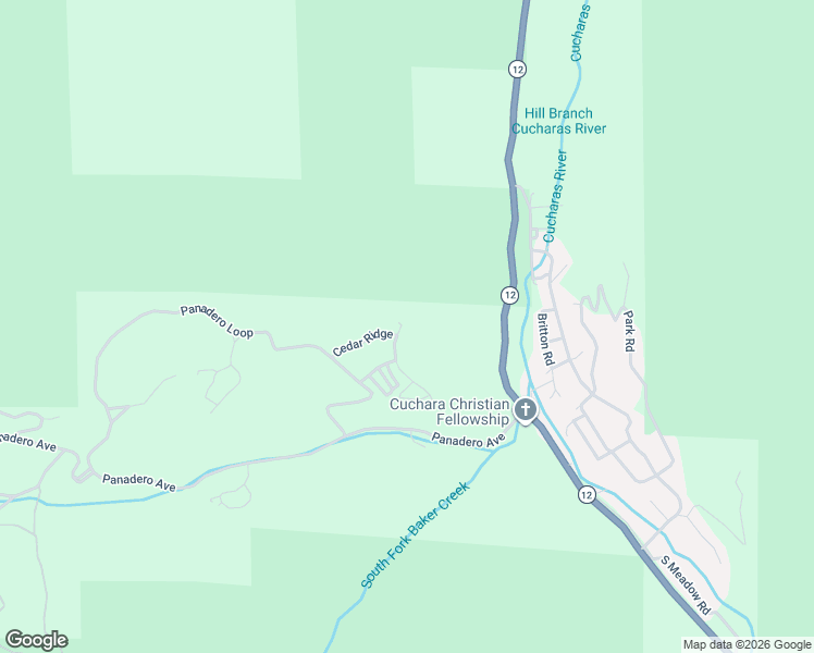 map of restaurants, bars, coffee shops, grocery stores, and more near 75 Cougar Ridge in La Veta