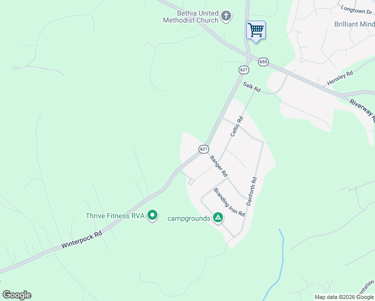 map of restaurants, bars, coffee shops, grocery stores, and more near 11330 Winterpock Road in Chesterfield