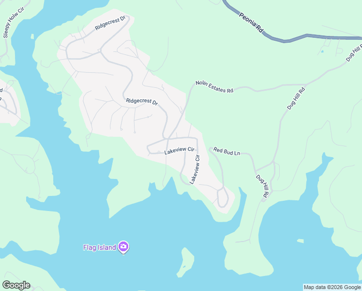 map of restaurants, bars, coffee shops, grocery stores, and more near Lakeview Cir in Clarkson