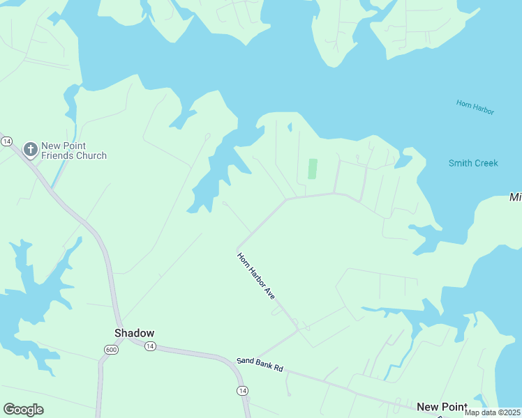 map of restaurants, bars, coffee shops, grocery stores, and more near 685 Horn Harbor Avenue in New Point