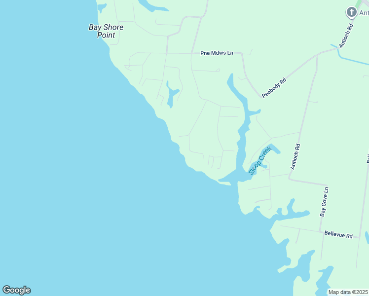 map of restaurants, bars, coffee shops, grocery stores, and more near 248 Bayside Drive in Port Haywood