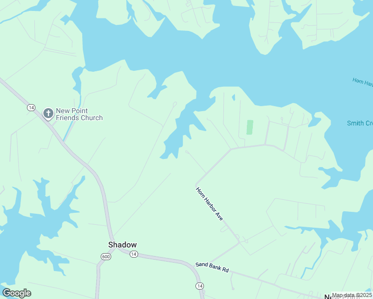 map of restaurants, bars, coffee shops, grocery stores, and more near 603 Horn Harbor Avenue in New Point
