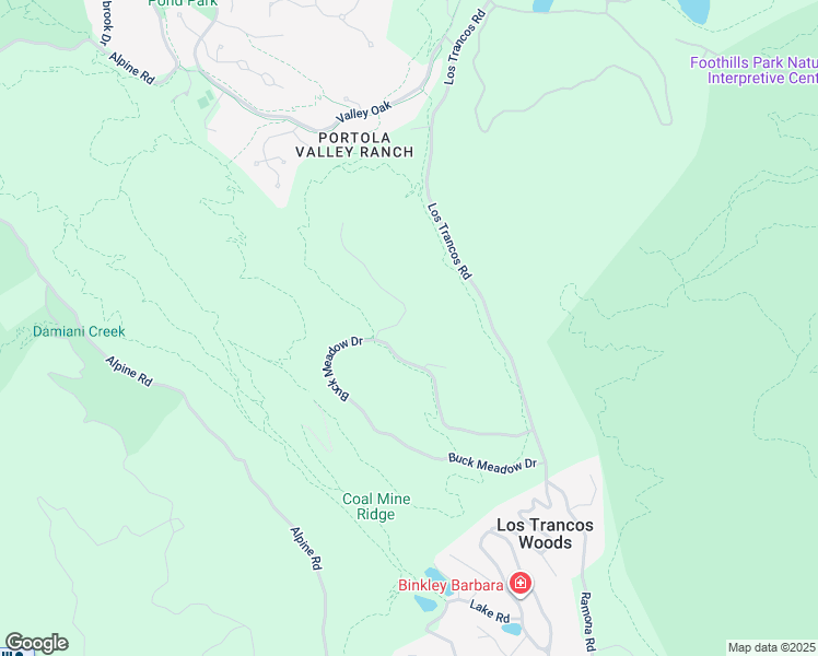 map of restaurants, bars, coffee shops, grocery stores, and more near 1 Redberry RIdge in Portola Valley