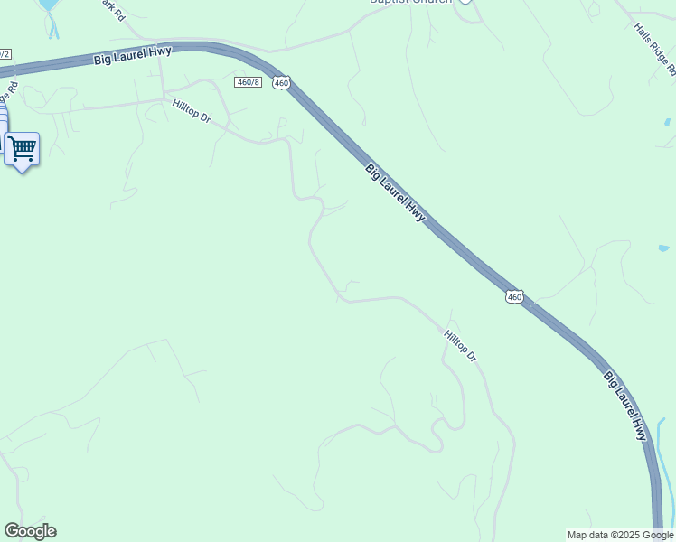 map of restaurants, bars, coffee shops, grocery stores, and more near 1347 Hilltop Drive in Princeton