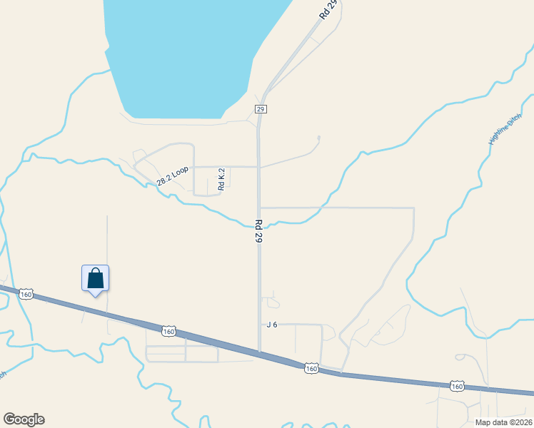 map of restaurants, bars, coffee shops, grocery stores, and more near 9940 Road 29 in Cortez