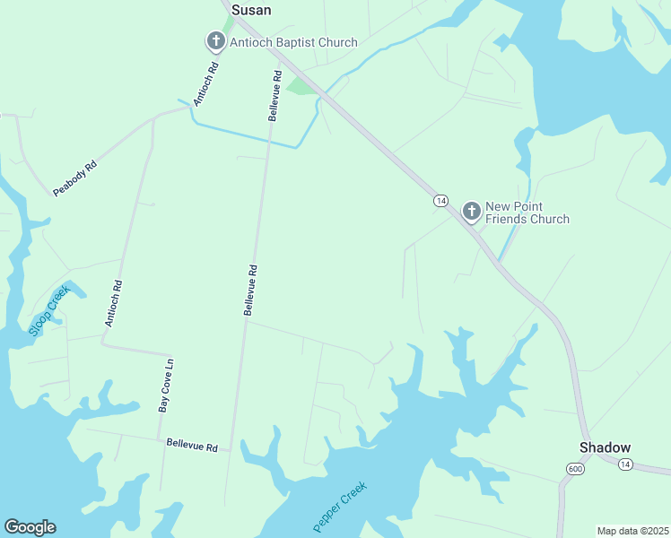 map of restaurants, bars, coffee shops, grocery stores, and more near 211 Hudgins Lane in Susan