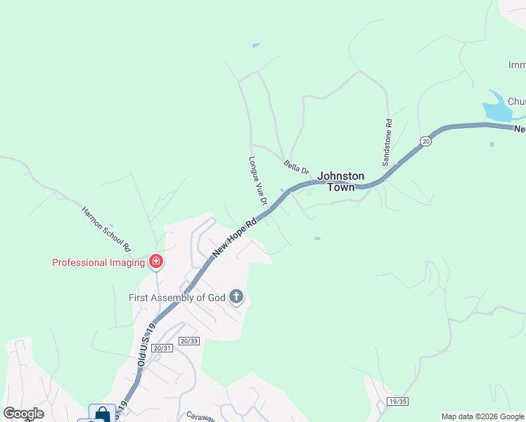 map of restaurants, bars, coffee shops, grocery stores, and more near 2462 New Hope Road in Princeton