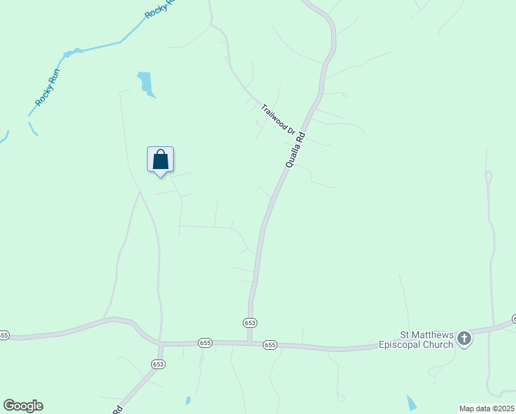 map of restaurants, bars, coffee shops, grocery stores, and more near 11100 Qualla Road in Chesterfield