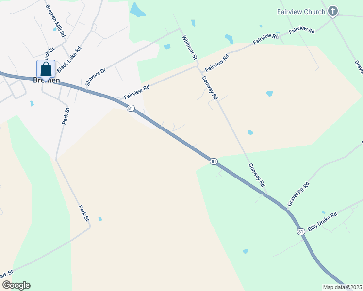 map of restaurants, bars, coffee shops, grocery stores, and more near 3817-4363 Highway 81 in Central City