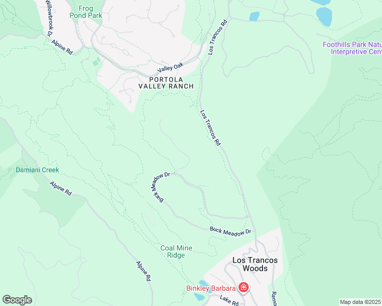 map of restaurants, bars, coffee shops, grocery stores, and more near 7 Redberry RIdge in Portola Valley