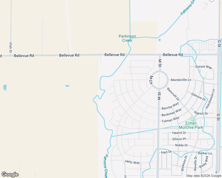 map of restaurants, bars, coffee shops, grocery stores, and more near 836 Jovan Court in Merced