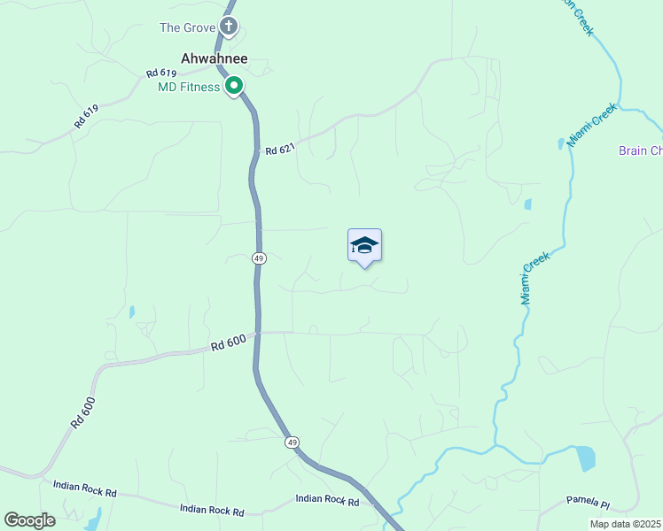 map of restaurants, bars, coffee shops, grocery stores, and more near 41840 Dillon Court in Ahwahnee