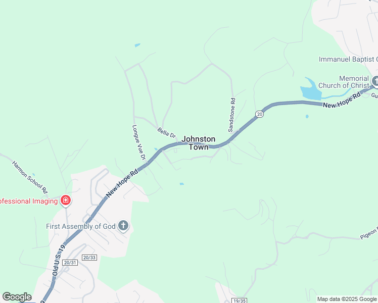 map of restaurants, bars, coffee shops, grocery stores, and more near 2205 New Hope Rd in Princeton