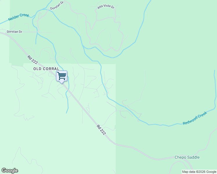 map of restaurants, bars, coffee shops, grocery stores, and more near 51973 Montgomery Drive in Oakhurst