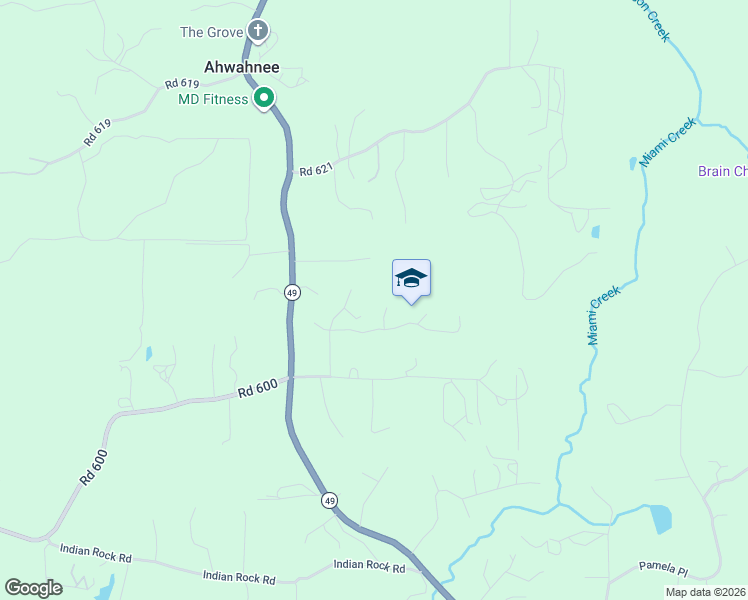 map of restaurants, bars, coffee shops, grocery stores, and more near 41840 Dillon Court in Ahwahnee