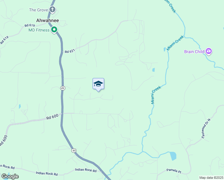 map of restaurants, bars, coffee shops, grocery stores, and more near 45529 Dillon Drive in Ahwahnee