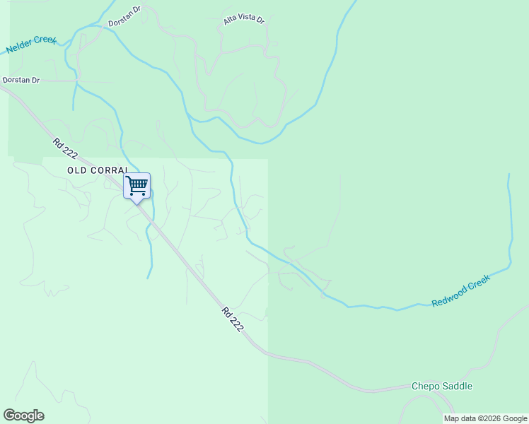 map of restaurants, bars, coffee shops, grocery stores, and more near 51973 Montgomery Drive in Oakhurst