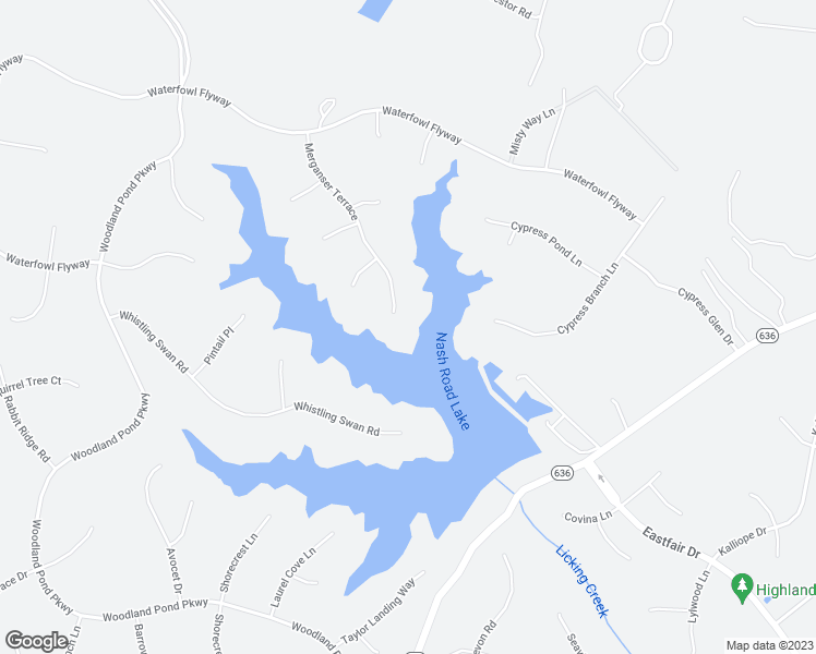 map of restaurants, bars, coffee shops, grocery stores, and more near 11033 Merganser Terrace in Chesterfield