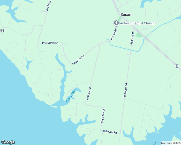 map of restaurants, bars, coffee shops, grocery stores, and more near 662 Antioch Road in Susan