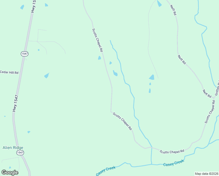 map of restaurants, bars, coffee shops, grocery stores, and more near 548-1650 Scotts Chapel Road in Liberty