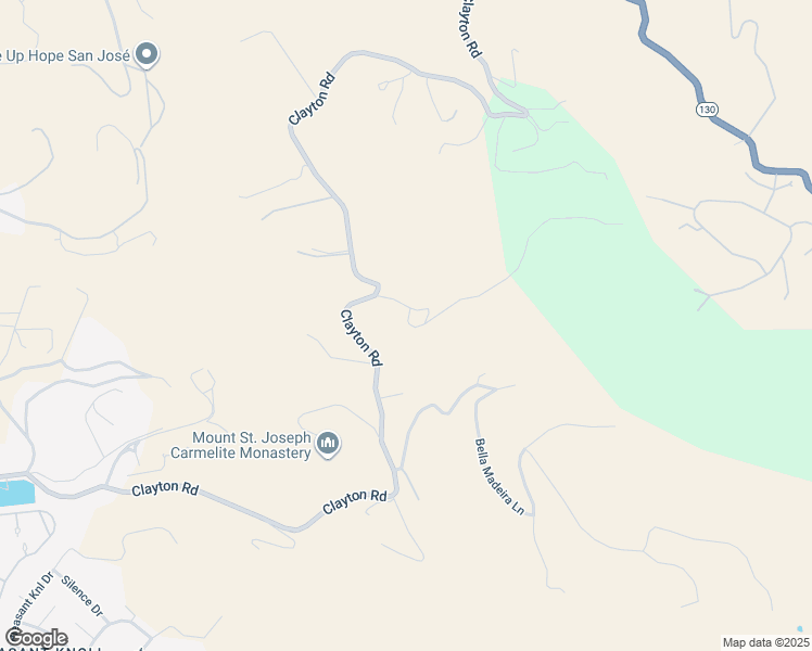 map of restaurants, bars, coffee shops, grocery stores, and more near 12780 Clayton Road in San Jose