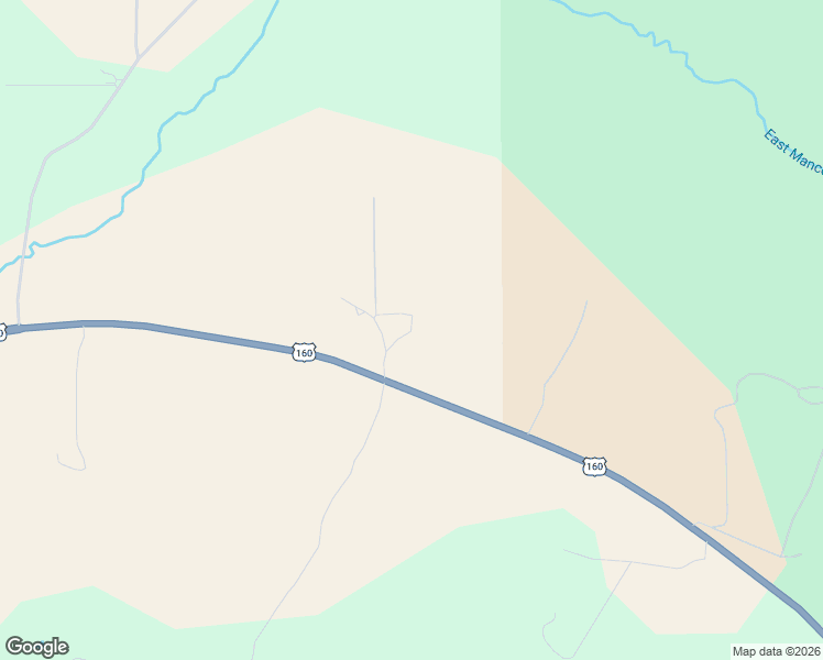 map of restaurants, bars, coffee shops, grocery stores, and more near 44551 U.S. 160 in Mancos