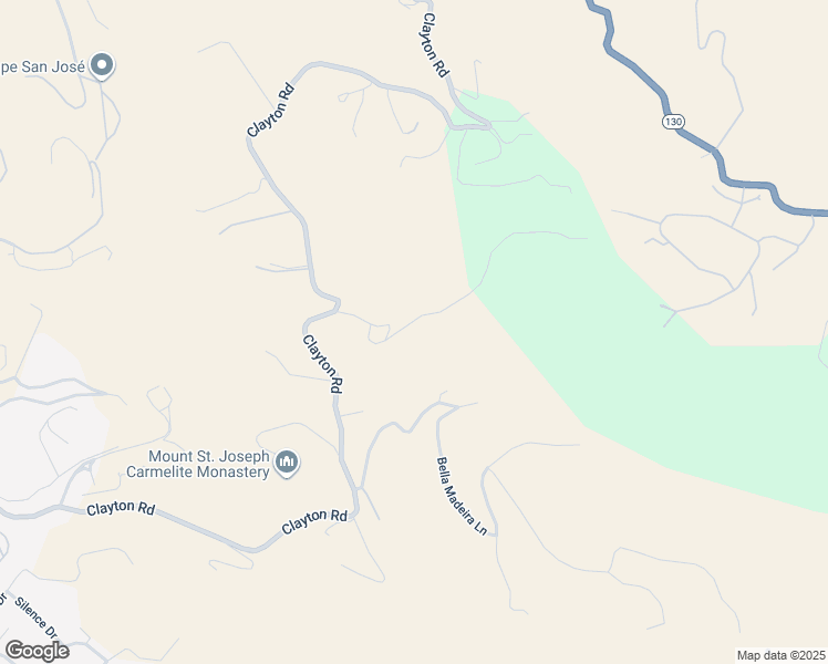 map of restaurants, bars, coffee shops, grocery stores, and more near 12780 Clayton Road in San Jose
