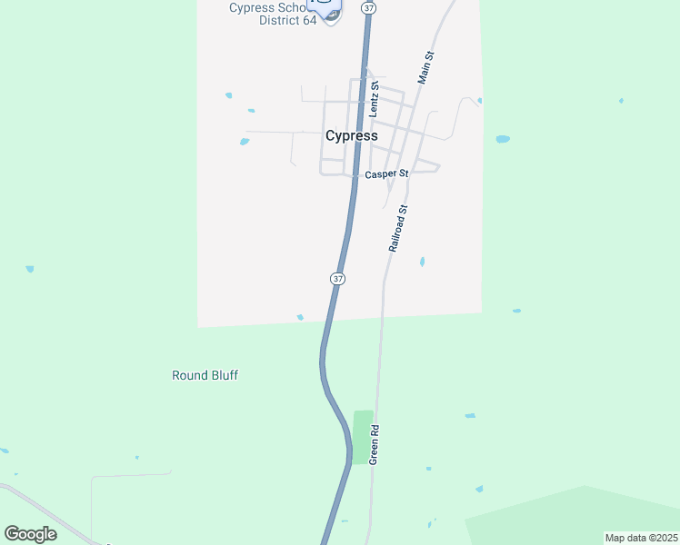 map of restaurants, bars, coffee shops, grocery stores, and more near 1st St in Cypress