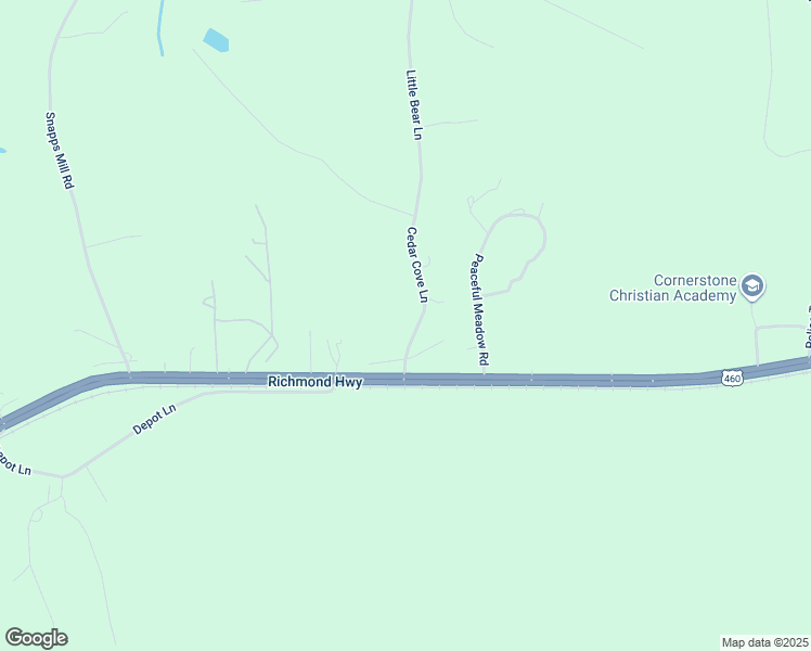 map of restaurants, bars, coffee shops, grocery stores, and more near 218 Cedar Cove Lane in Spout Spring