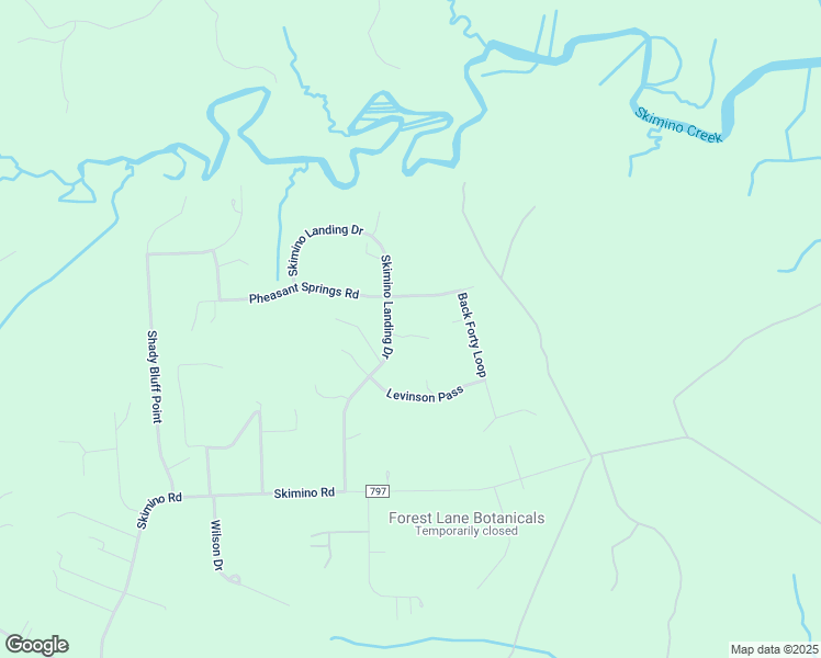 map of restaurants, bars, coffee shops, grocery stores, and more near 202 Skimino Landing Drive in Williamsburg