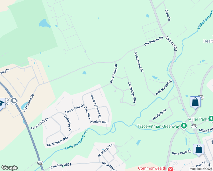 map of restaurants, bars, coffee shops, grocery stores, and more near 844 Forest Hills Dr in Campbellsville
