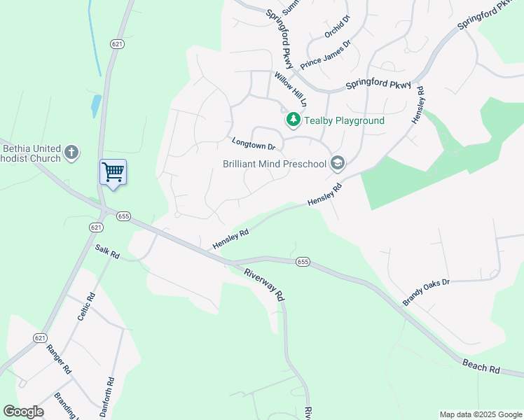 map of restaurants, bars, coffee shops, grocery stores, and more near 11500 Longtown Drive in Midlothian