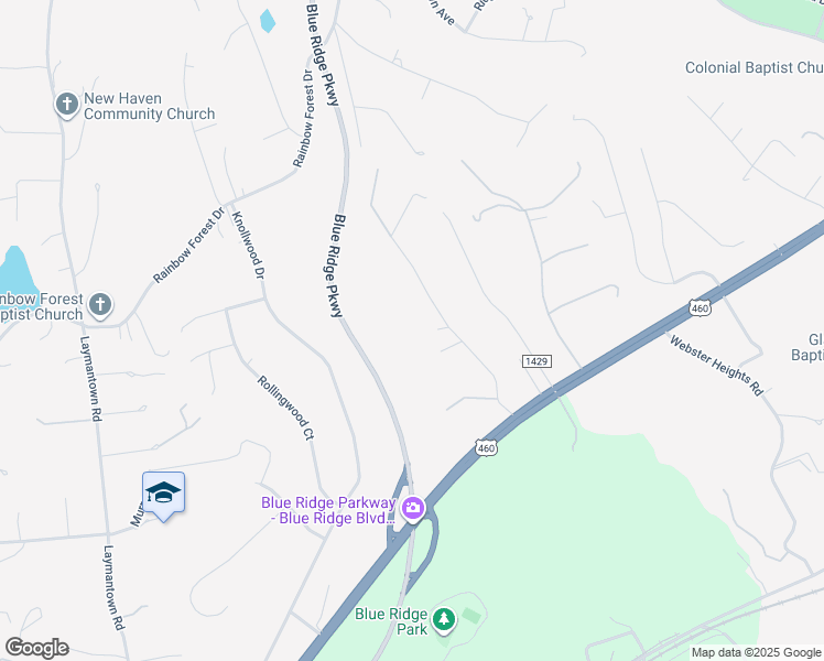 map of restaurants, bars, coffee shops, grocery stores, and more near 289 Morning Dove Lane in Blue Ridge