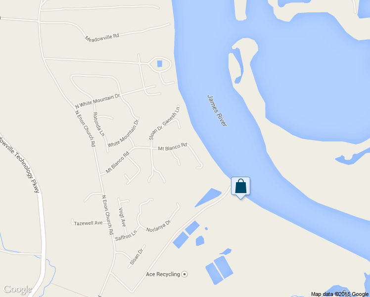 map of restaurants, bars, coffee shops, grocery stores, and more near 2401 Mount Blanco Road in Chester