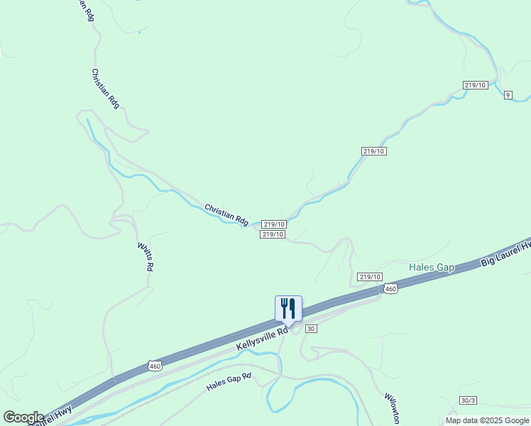 map of restaurants, bars, coffee shops, grocery stores, and more near 885 Adairs Run Road in Princeton