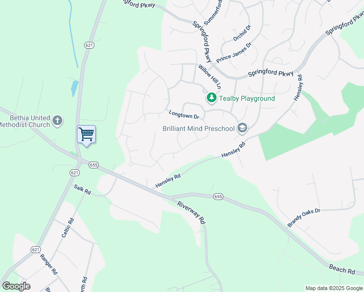 map of restaurants, bars, coffee shops, grocery stores, and more near 15131 Hazelbury Circle in Midlothian
