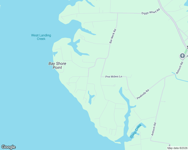 map of restaurants, bars, coffee shops, grocery stores, and more near 805 Bar Neck Road in Port Haywood