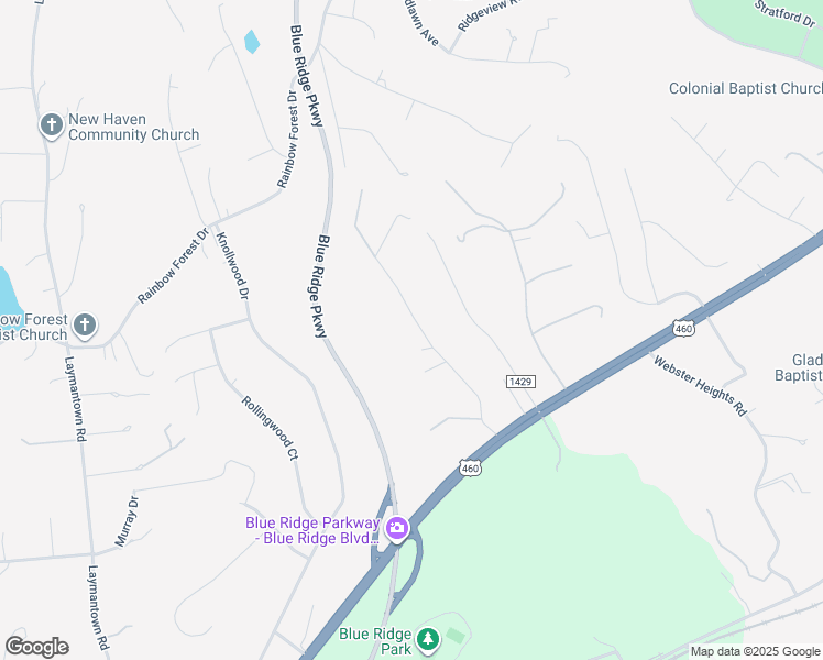 map of restaurants, bars, coffee shops, grocery stores, and more near 289 Morning Dove Lane in Blue Ridge