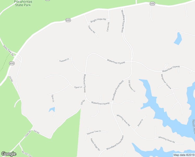 map of restaurants, bars, coffee shops, grocery stores, and more near 9403 Gadwell Terrace in Chesterfield