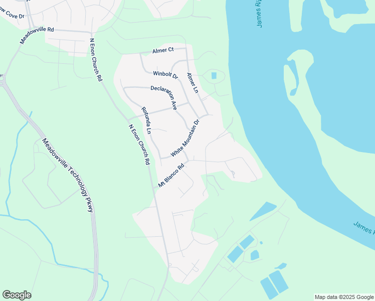 map of restaurants, bars, coffee shops, grocery stores, and more near 12401 Lawn Drive in Chester