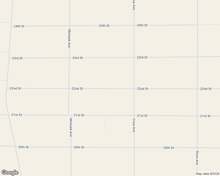map of restaurants, bars, coffee shops, grocery stores, and more near 22nd Street in Blanca