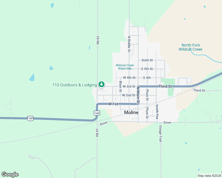 map of restaurants, bars, coffee shops, grocery stores, and more near 400-498 3rd Street in Moline