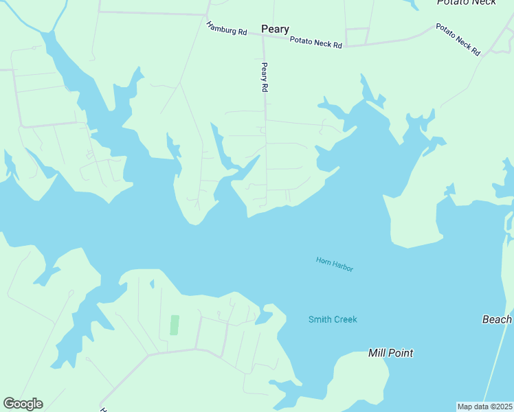 map of restaurants, bars, coffee shops, grocery stores, and more near 532 Peary Road in Port Haywood