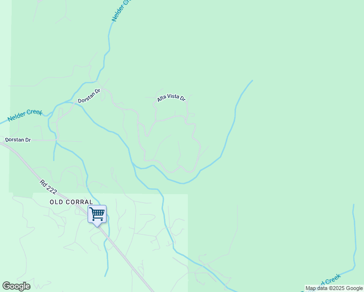 map of restaurants, bars, coffee shops, grocery stores, and more near 42203 Oak Lane in Oakhurst