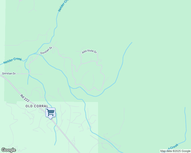 map of restaurants, bars, coffee shops, grocery stores, and more near 42203 Oak Lane in Oakhurst